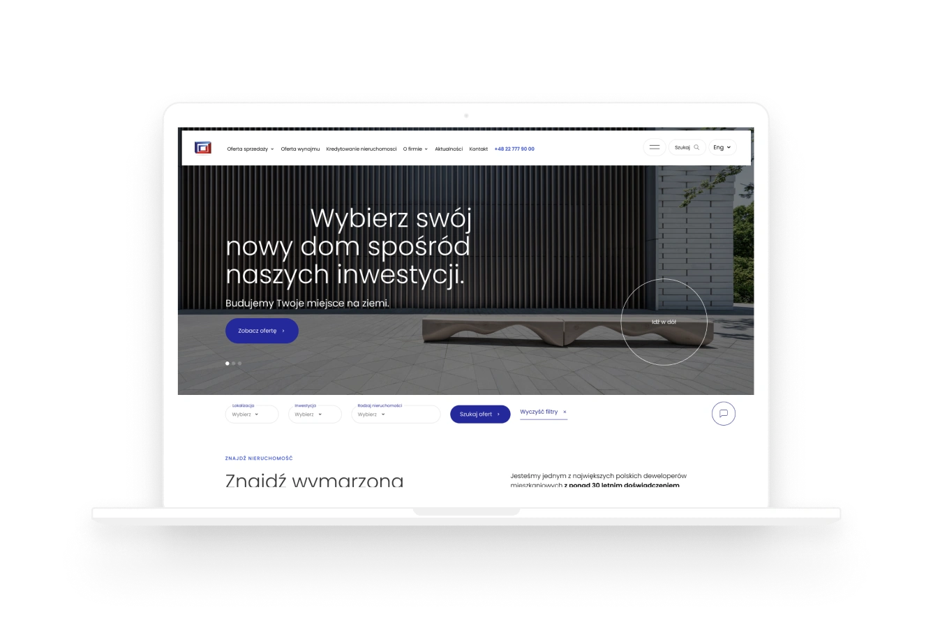 Obraz na listingu i zdjęcie główne - desktop i mobile