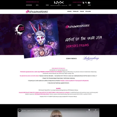 Nyx face awards